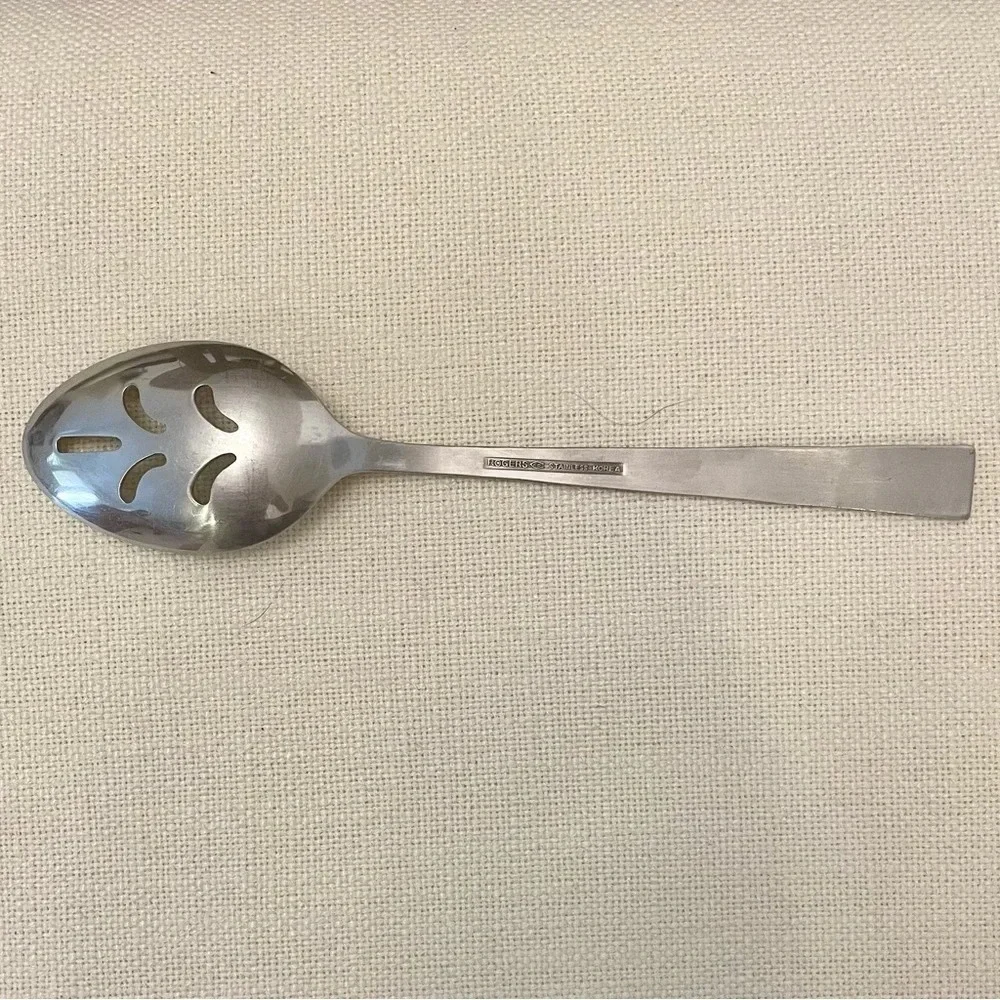 Case Vista (Stainless) by Stanley Roberts Pierced Tablespoon (Serving Spoon)
